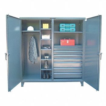 STRONG HOLD StrgCab Legs Dark Gray 78 x x 24, 40V986