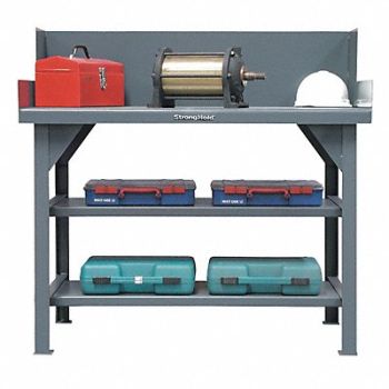 STRONG HOLD Workbench Steel 48 W 30 D, 40V848