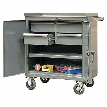 STRONG HOLD Rolling Tool Cabinet Gray Ind Prem Duty, 40V864