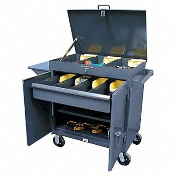 STRONG HOLD Rolling Tool Cabinet Gray Ind Prem Duty, 40V866