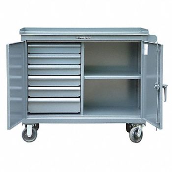 STRONG HOLD Rolling Tool Cabinet Gray Ind Prem Duty, 40V868
