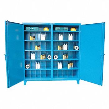 STRONG HOLD Strg Cab 78 x72 x24 DrkGry 10Shlv, 40V728