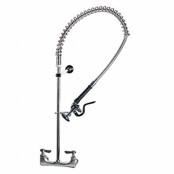DOMINION COMMERCIAL FAUCETS Gooseneck Chrome Brass 1.6gpm, 40XC37