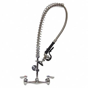 DOMINION COMMERCIAL FAUCETS Gooseneck Chrome Brass 1.6gpm, 40XC51