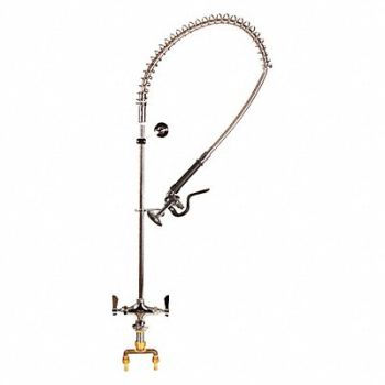 DOMINION COMMERCIAL FAUCETS Gooseneck Chrome Brass 1.6gpm, 40XC72