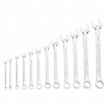 KLEIN TOOLS 12-Piece Combination Wrench Set, 40Y569