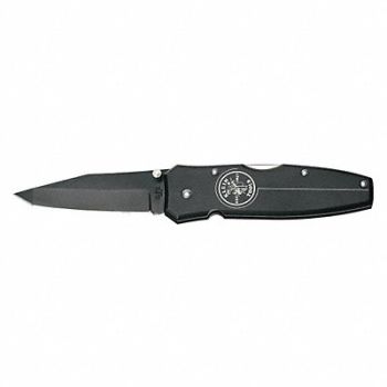 KLEIN TOOLS Tanto Lockback Knife 2-1/2IN Blade, 40Y911