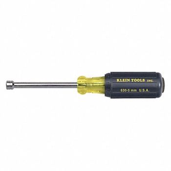KLEIN TOOLS Cushion-Grip Hollow-Shank Nut Driver, 40Z119
