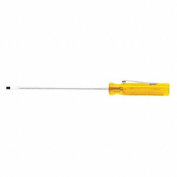 KLEIN TOOLS Pocket-Clip Screwdriver - Cabinet-Tip, 40Z214