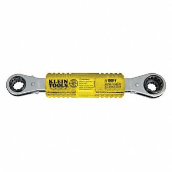 KLEIN TOOLS Linemans Insulating 4-in-1 Box Wrench, 40Z460