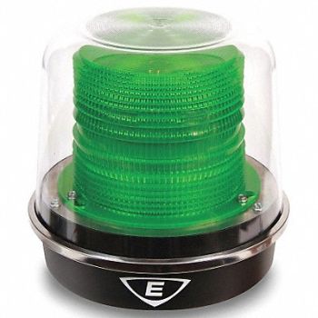 EDWARDS SIGNALING Warning Light LED Green 120 VAC, 40Z981