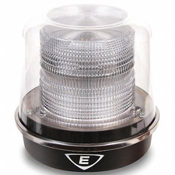 EDWARDS SIGNALING Warning Light LED White 120 VAC, 40Z984