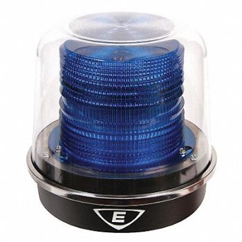 EDWARDS SIGNALING Warning Light LED Blue 120 VAC, 40Z980
