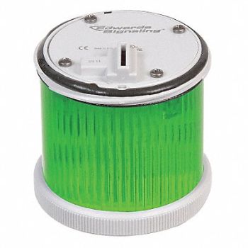 EDWARDS SIGNALING Stacklight Warning Light 120VAC Green, 40Z992