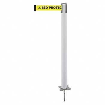 TENSABARRIER Spike Post White Post 43 H, 410A02