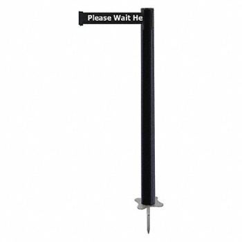 TENSABARRIER Spike Post Black Post 43 H, 410A79