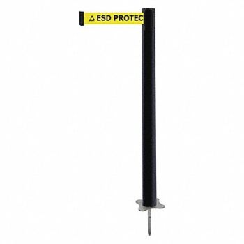 TENSABARRIER Spike Post Black Post 43 H, 410A90