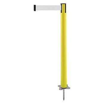 TENSABARRIER Spike Post Yellow Post 43 H, 410C08
