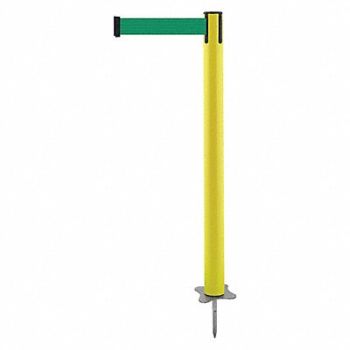 TENSABARRIER Spike Post Yellow Post 43 H, 410A96