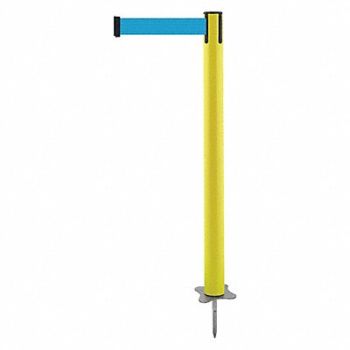 TENSABARRIER Spike Post Yellow Post 43 H, 410C15