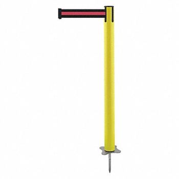 TENSABARRIER Spike Post Yellow Post 43 H, 410C29