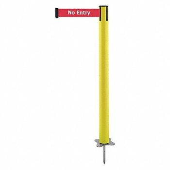 TENSABARRIER Spike Post Yellow Post 43 H, 410C59