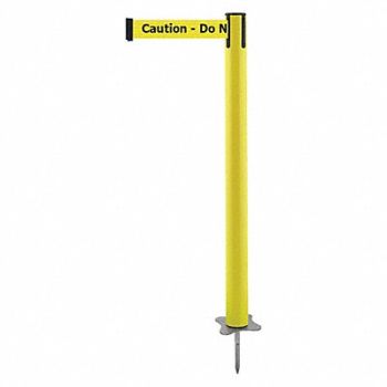 TENSABARRIER Spike Post Yellow Post 43 H, 410C63