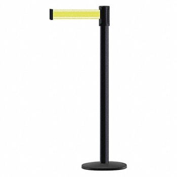 TENSABARRIER Slimline Post Black Post 38 H, 410C81