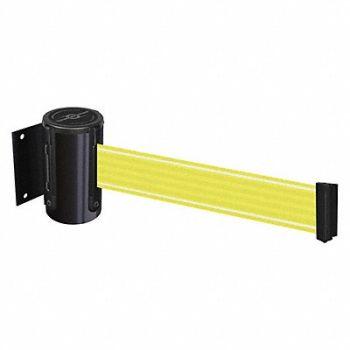 TENSABARRIER Retractable Belt Barrier Yllw/Wht Belt, 410C84