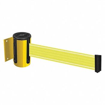 TENSABARRIER Retractable Belt Barrier Yllw/Wht Belt, 410C85