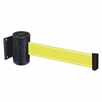 TENSABARRIER Retractable Belt Barrier Yllw/Wht Belt, 410C86