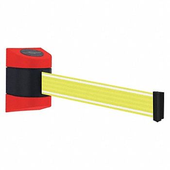 TENSABARRIER Retractable Belt Barrier Yllw/Wht Belt, 410C87