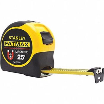 FATMAX Tape Measure 25 ft L x 1-1/4 W Blade, 410D33