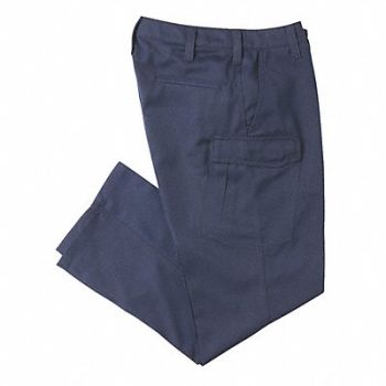 WORKRITE FIRE SERVICE FR Cargo Pants Inseam 32 Navy Blue, 410P80