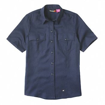 WORKRITE FIRE SERVICE FR Women s Uniform Shirt Navy Blue XL, 410U98