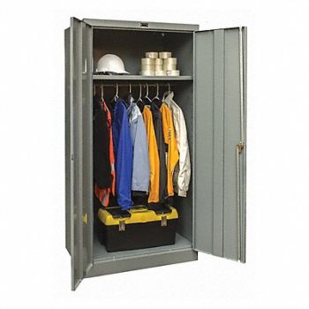 GRAINGER APPROVED K3917 Strg Cab 78 x36 x24 DrkGry 1Shlv, 411L58