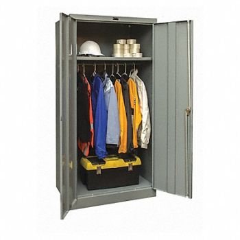 GRAINGER APPROVED Strg Cab 78 x36 x24 DrkGry 1Shlv, 411M08