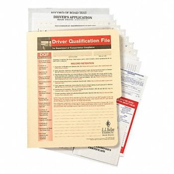 JJ KELLER Driver Qualification Paper 15 Pages PK2, 411Y96