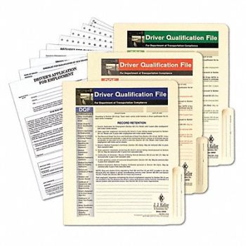 JJ KELLER Driver Qualification Paper 15 Pages PK2, 411Y99