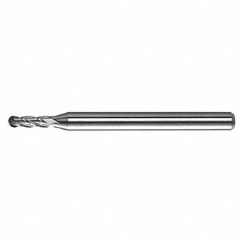 KYOCERA Ball End Mill Single End 4.00mm Carbide, 412J98