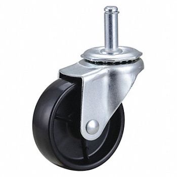 GRAINGER APPROVED Friction-Ring Stem Caster 3, 413X06