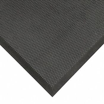 NOTRAX Antifatigue Mat Black 5 ft W 3 ft L, 414X09