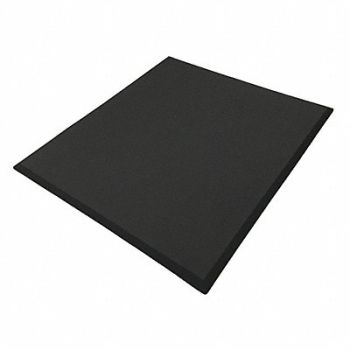 NOTRAX Antifatigue Mat Black 6 ft W 2 ft L, 414X07
