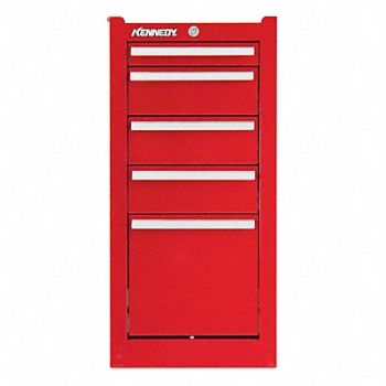 KENNEDY Powder Coated Red Heavy Duty Side Cabint, 414X93