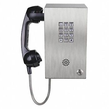 GAI-TRONICS Telephone VoIP/Ethernet Gy Surface Mount, 414Y37