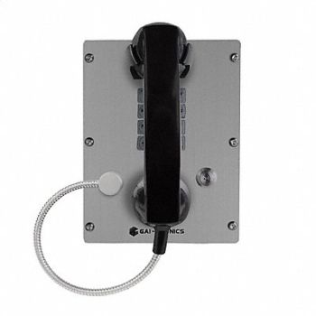 GAI-TRONICS Telephone Analog Gray Flush Mount, 414Y39