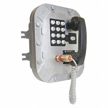 GAI-TRONICS Telephone Analog Gray Surface Mount, 414Y59
