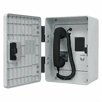 GAI-TRONICS Telephone VoIP/Ethernet Gy Surface Mount, 414Y64