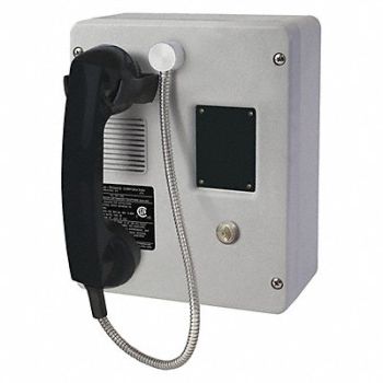 GAI-TRONICS Telephone VoIP/Ethernet Gy Surface Mount, 414Y68