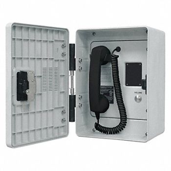 GAI-TRONICS Telephone VoIP/Ethernet Gy Surface Mount, 414Y69